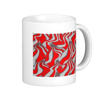 foolish movements, red coffee mugs