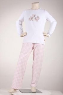 Steiff Schlafanzug Größe 152 in rosa/weiß: Bekleidung
