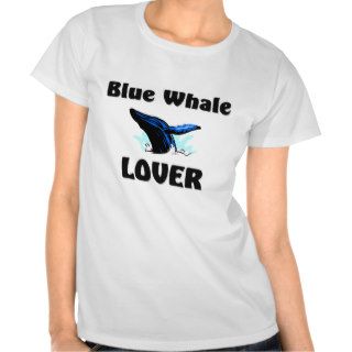 Blue Whale Lover T Shirts