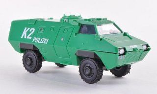 Thyssen 4 TM 170, Bereitschaftspolizei Köln , Modellauto, Fertigmodell, Rietze 1:87: Spielzeug