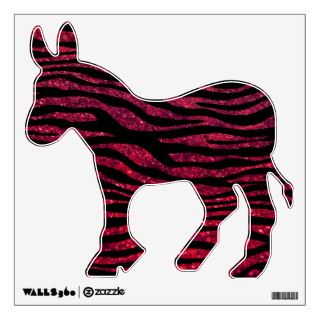 Animal Print, Zebra Stripes, Glitter   Black Red Room Graphics
