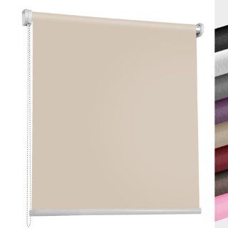 Fenster Rollo Seitenzugrollo Verdunkelungsrollo mit Klemmhalter ohne Bohren (Farb  Größenwahl): Küche & Haushalt