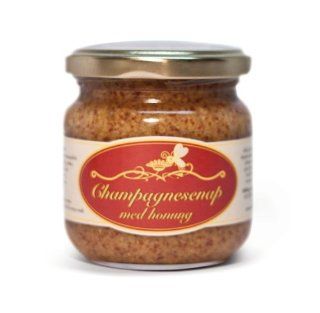 Hovdelikatesser Champagner Senf mit Honig aus Schweden 185 g: Lebensmittel & Getränke