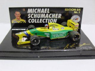 Modellauto Minichamps Benetton Ford B 193 Michael Schumacher Nr. 1 Mein 1. Formel 1 Sieg SPA 1992 1:64: Spielzeug