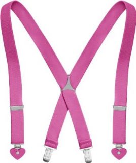 Playshoes Mädchen Hosenträger 603030 mit Clips in Herzform, Gr. 60, Pink (pink): Bekleidung