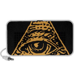Masonic Illuminati All Seeing Eye Travelling Speaker