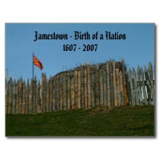 Jamestown   Birth of a Nation, 1607   2007 Post Card