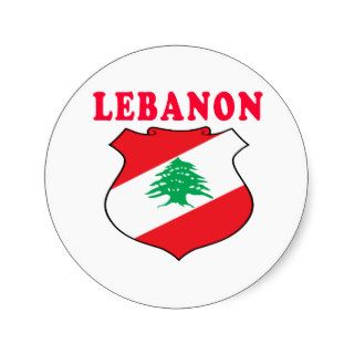 Lebanon Coat Of Arms Designs Stickers