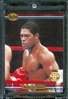 1991 RingLords Renaldo Snipes Boxing Card #5   Mint Condition   In Protective Display Case!: Sports Collectibles