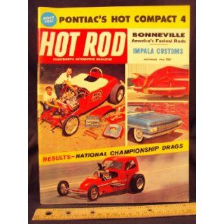 1960 60 NOV November HOT ROD Magazine, Volume 13 Number # 11: Trend Inc.: Books