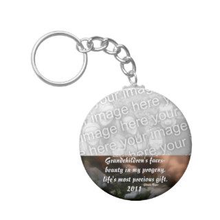 Grandchildren, most precious gift key chains