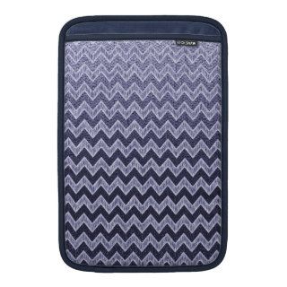 Denim Look Chevron Pattern MacBook Air Sleeves