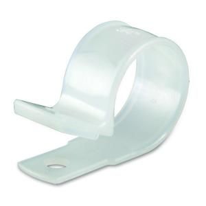 1/2 in. x 3/4 in. 1 Hole Plastic Cable Clamp (6 Pack) PPC 1575