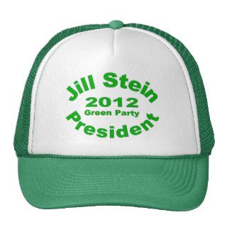 Jill Stein for President 2012 Green Party USA Mesh Hat