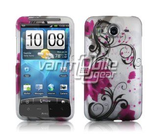 VMG For HTC Inspire 4G Cell Phone Graphic Image Design Faceplate Hard Case Cover   Pink Lotus: Cell Phones & Accessories