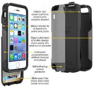OtterBox [Commuter Series] Apple iPhone 5 & iPhone 5S Wallet Case   Retail Packaging Protective Case for iPhone   Black: Cell Phones & Accessories