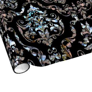 Shalliveye III Baroque Damask Elegance Gift Wrap Paper