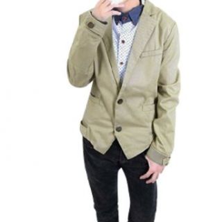 Mens Casual Single Breasted 2012 NEW Stylish Suit Jacket Outerwear at  Mens Clothing store Cotton Lightweight Jackets