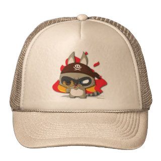 Cute Pirate Funny Cartoon Character Slingshot Hat