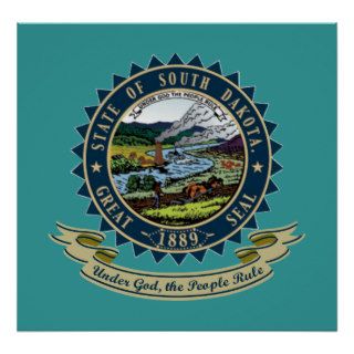 South Dakota Seal Poster