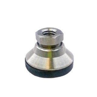 J.W. Winco 10TTNT Series TNSM 303 Stainless Steel Tapped Socket Type Snap Lock Non Skid Leveling Mount, Inch Size, 5/8 11 Thread Size, 4500lbs Maximum Load Capacity: Vibration Damping Mounts: Industrial & Scientific