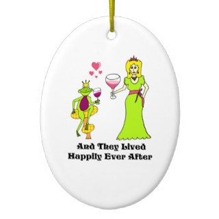 Wine Prince & PrincessHappily Ever After Ornament