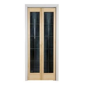 Pinecroft Optique Wood Universal/Reversible Interior Bi fold Door 873530