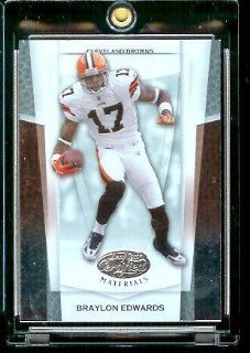 2007 Leaf Certified Materials Football # 106 Braylon Edwards   Cleveland Browns   NFL Trading Card: Sports Collectibles