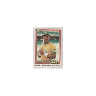 1981 Donruss #119   Rickey Henderson: Sports Collectibles