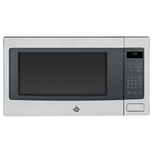 GE Profile 2.2 cu. ft. Countertop Microwave in Stainless Steel with Sensor Cooking PEB7226SFSS at The Home Depot