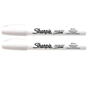 Sharpie White Medium Point Oil Based Paint Marker (2 Pack) 1782041