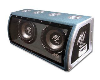 MA Audio MA124BPQ 1400 Watt Dual 12" Bandpass Box Car Sub Enclosure : Vehicle Subwoofer Boxes : Car Electronics