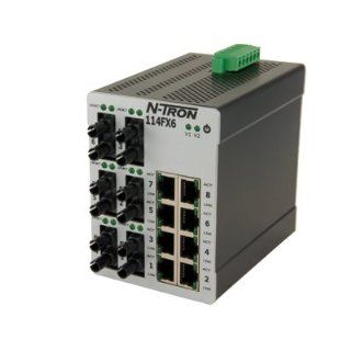 N tron Ethernet Switch 114FX6 SC: Industrial & Scientific