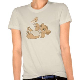 Lion King's Baby Simba Playing Disney T shirt