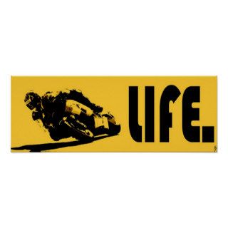 Moto Life Yellow Poster