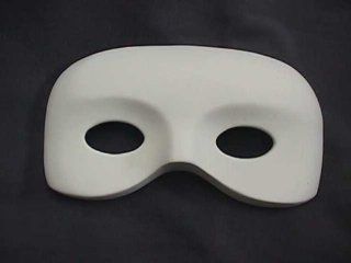 Ceramic bisque unpainted half mask 4"h 7"w: Everything Else