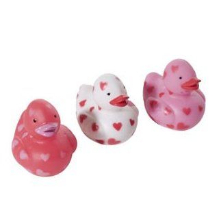 Mini Valentine's Rubber Duckys: Toys & Games