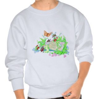 Cute Animals Reading Book Sweatshirt