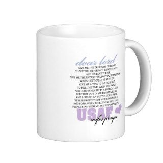 USAF Wife's Prayer Mugs