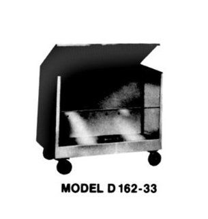 Piper Products DH162 33 33" Heated Dish Storage Cart W/ Single Compartment, Extra Low, Open : Cookware : Office Products