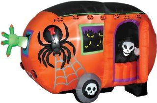 GEMMY HALLOWEEN CAMPER AIRBLOWN ANIMATED SKELETON INFLATABLE 2012 Yard Prop SS62994G: Toys & Games