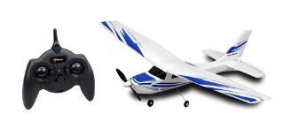 Top Race Cessna 172 Full Function Electric 3 Ch Remote Control RC Airplane RTF (Colors Vary): Toys & Games
