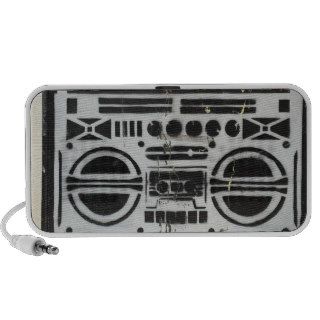 Graffiti Boombox Doodle Speakers