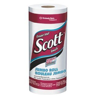 Kimberly Clark Professional 39116 Scott Jumbo Kitchen Paper Towel Roll, 11" Width x 8.78" Length, White, 176 Shets per Roll (Pack of 15): Industrial & Scientific