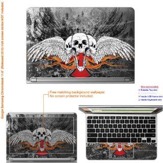 Decalrus   Matte Decal Skin Sticker for Google Samsung Chromebook with 11.6" screen (IMPORTANT read: Compare your laptop to IDENTIFY image on this listing for correct model) case cover Mat_Chromebook11 153: Computers & Accessories