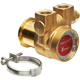 Procon 102A140F11PA Brass Rotary Vane Pump, 3/8" NPTF, 154 GPH: Industrial Rotary Vane Pumps: Industrial & Scientific
