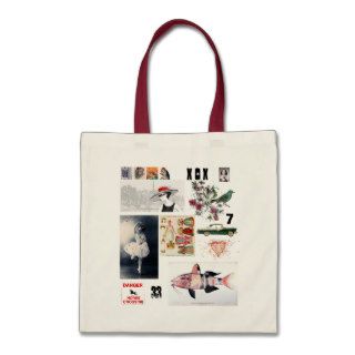 XOX Collage on Tote Canvas Bag
