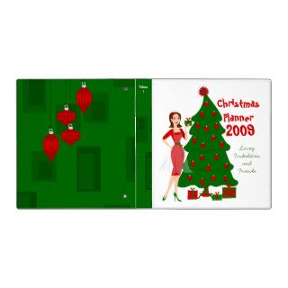 Christmas Style Vinyl Binders