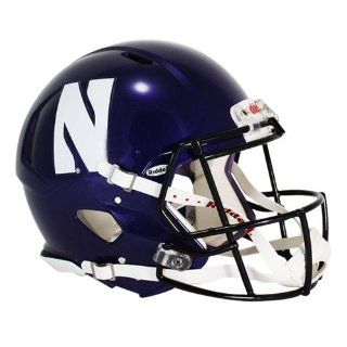 Northwestern Wildcats Authentic Revolution Speed Football Helmet : Sports Fan Football Helmets : Sports & Outdoors