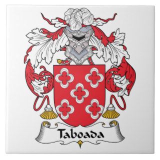 Taboada Family Crest Ceramic Tile